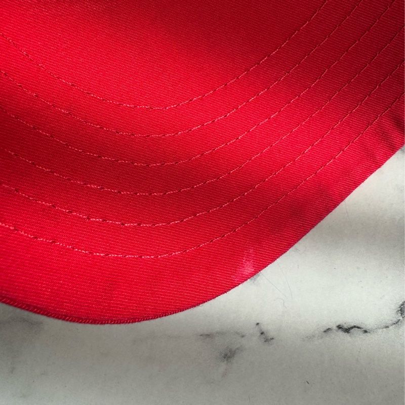 celine紅色白數字棒球帽🧢-7
