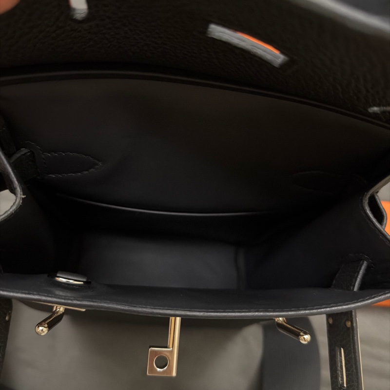 Hermes 愛馬仕Hac a Dos PM肩背包 黑銀閉眼入配色-9