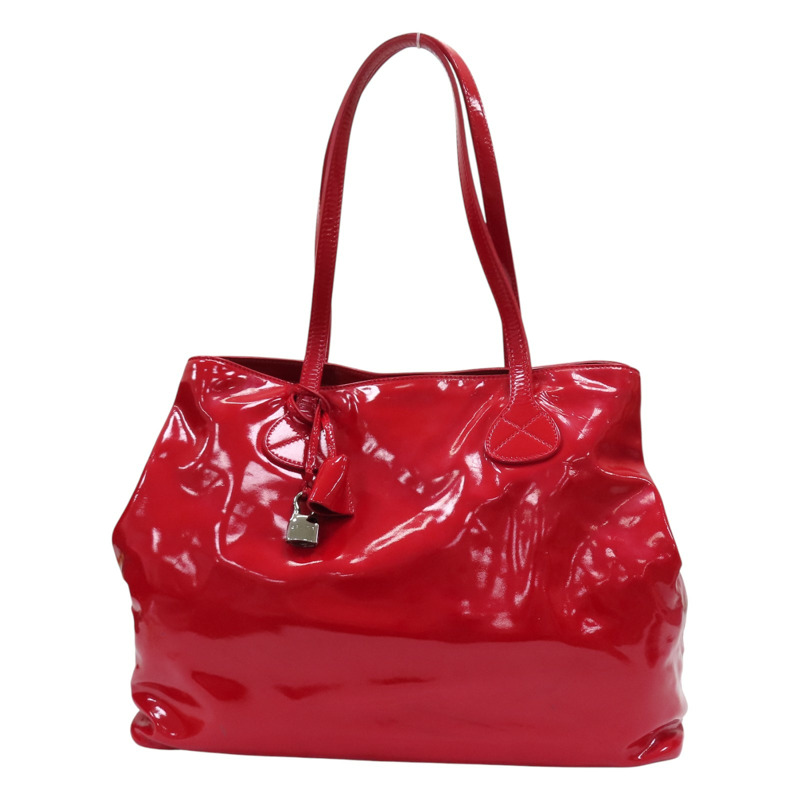 紅色 漆皮 肩背包【CELINE 賽琳】-0