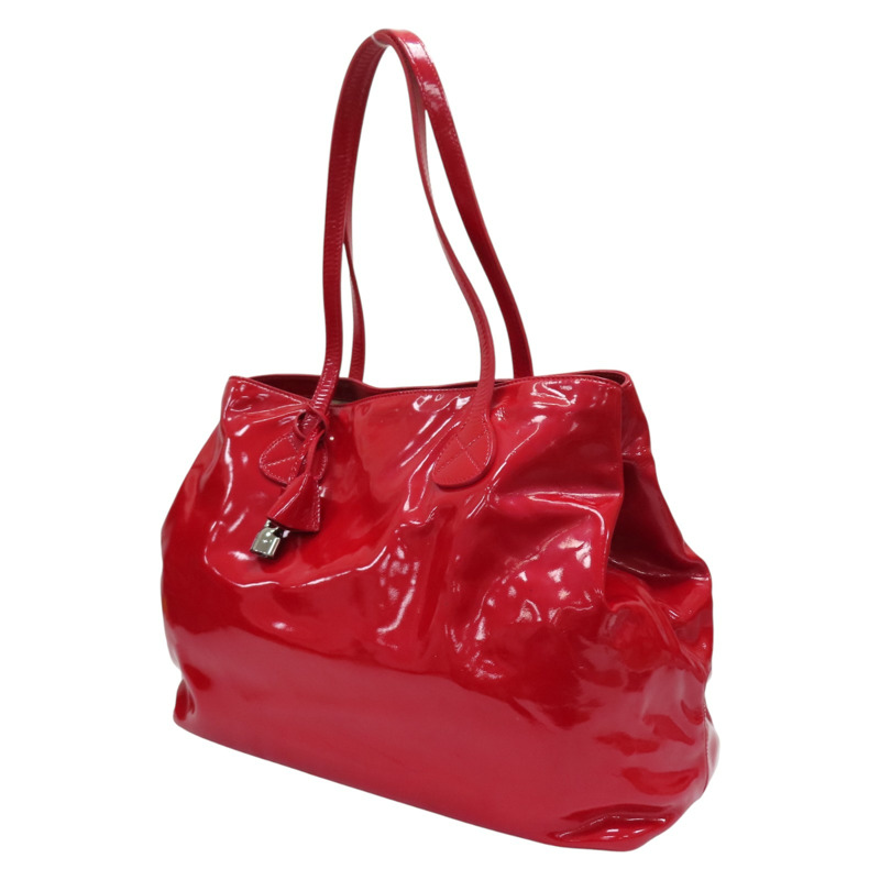 紅色 漆皮 肩背包【CELINE 賽琳】-2