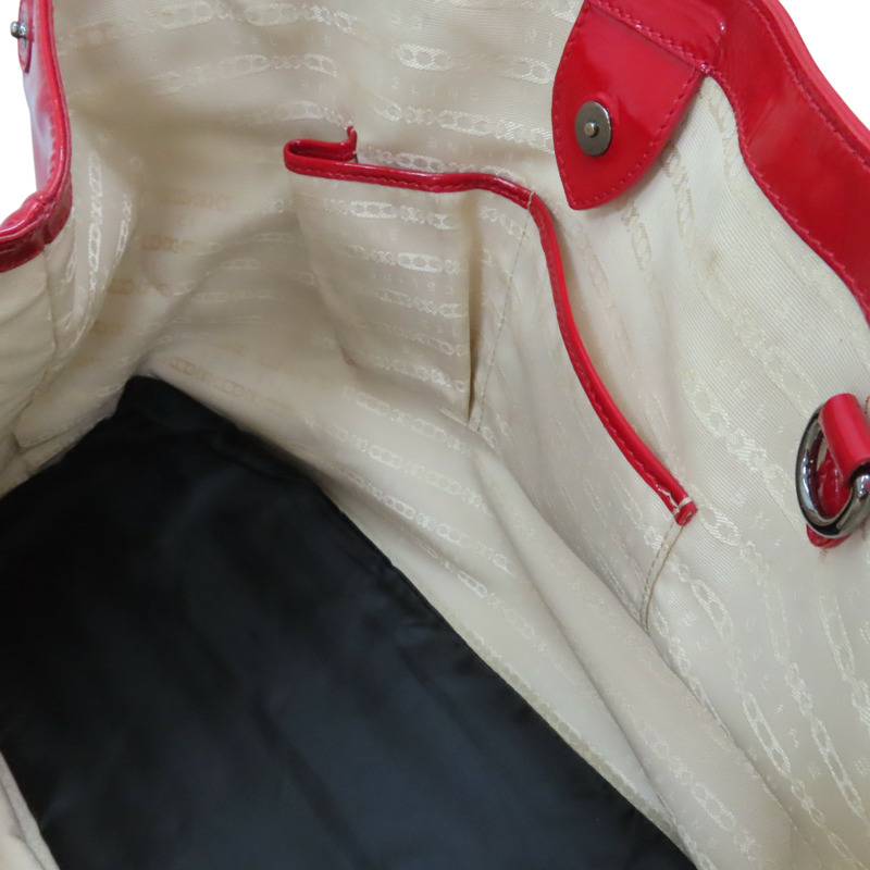 紅色 漆皮 肩背包【CELINE 賽琳】-5