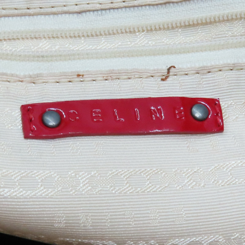 紅色 漆皮 肩背包【CELINE 賽琳】-7