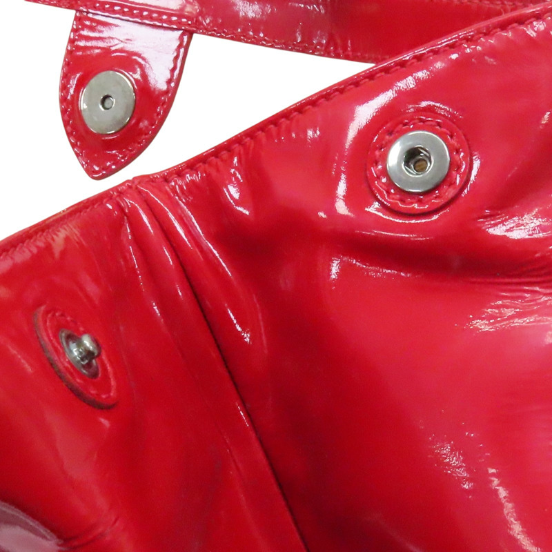 紅色 漆皮 肩背包【CELINE 賽琳】-11