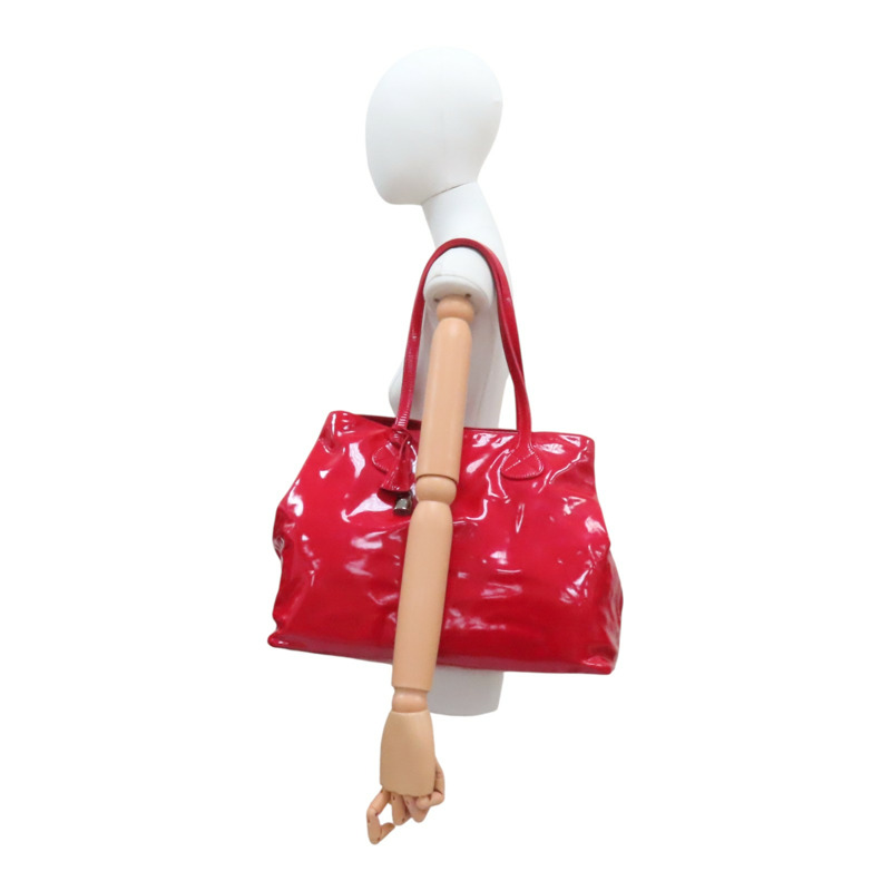 紅色 漆皮 肩背包【CELINE 賽琳】-12