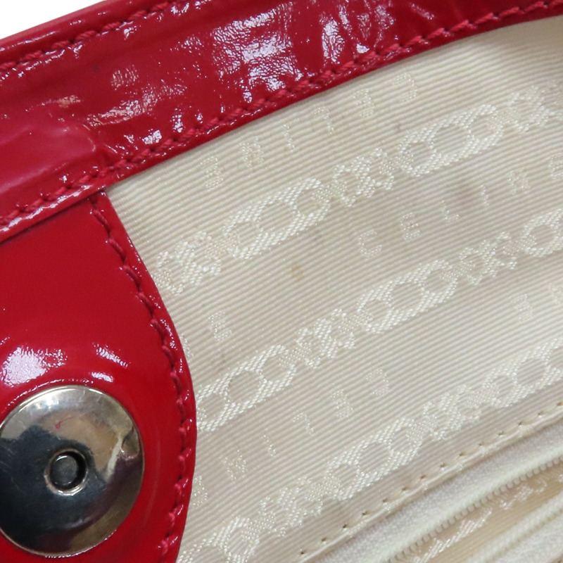 紅色 漆皮 肩背包【CELINE 賽琳】-17