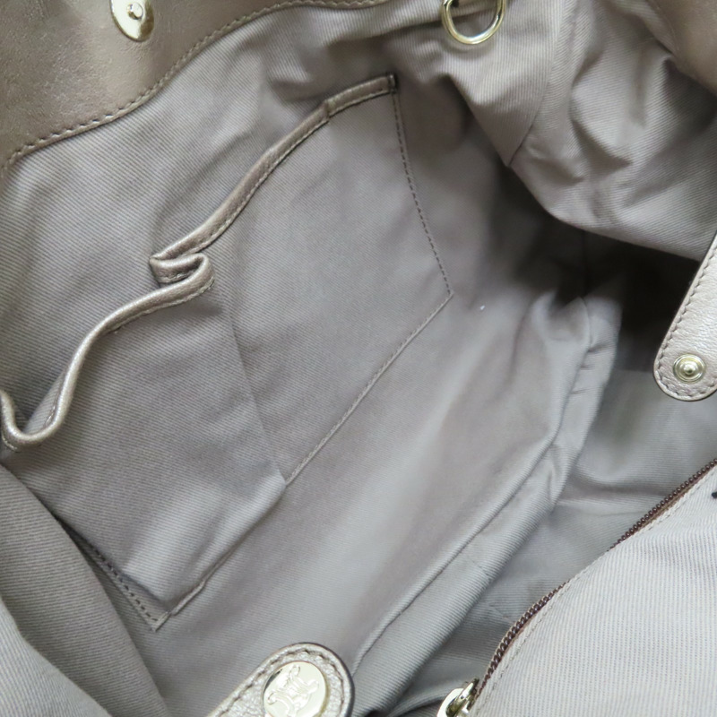 金屬色 羊皮 Triomphe 手提包 【CELINE 賽琳】-5