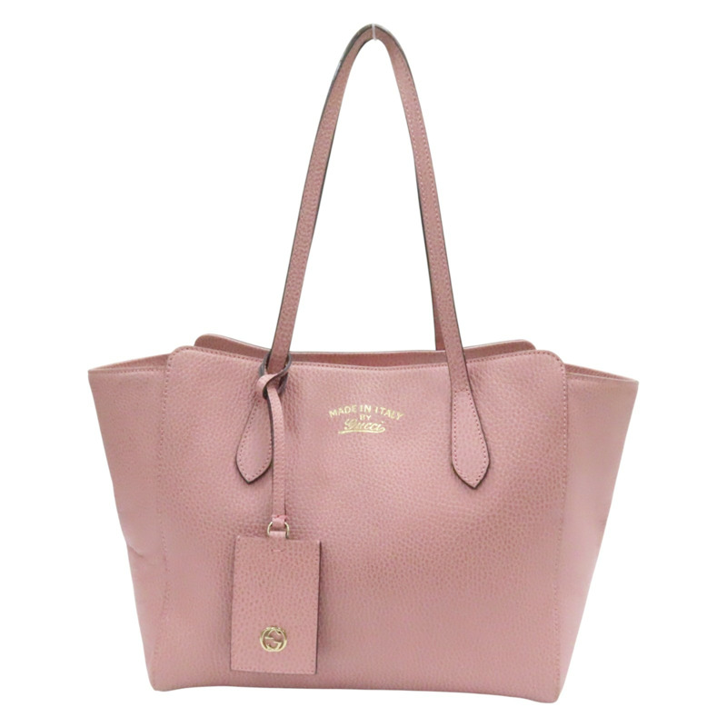粉色 牛皮 肩背包 托特包【GUCCI 古馳】 354408-0