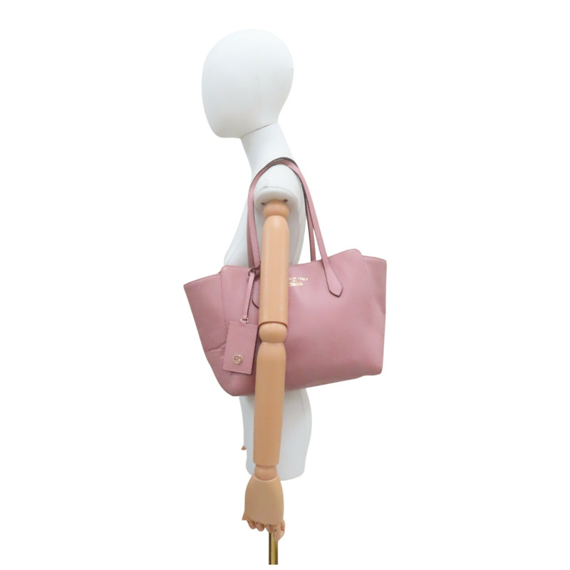 粉色 牛皮 肩背包 托特包【GUCCI 古馳】 354408-10