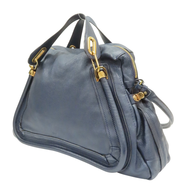 藍色 牛皮 Paraty Large Bags 兩用包【Chloe 克羅伊】 8HS890-2
