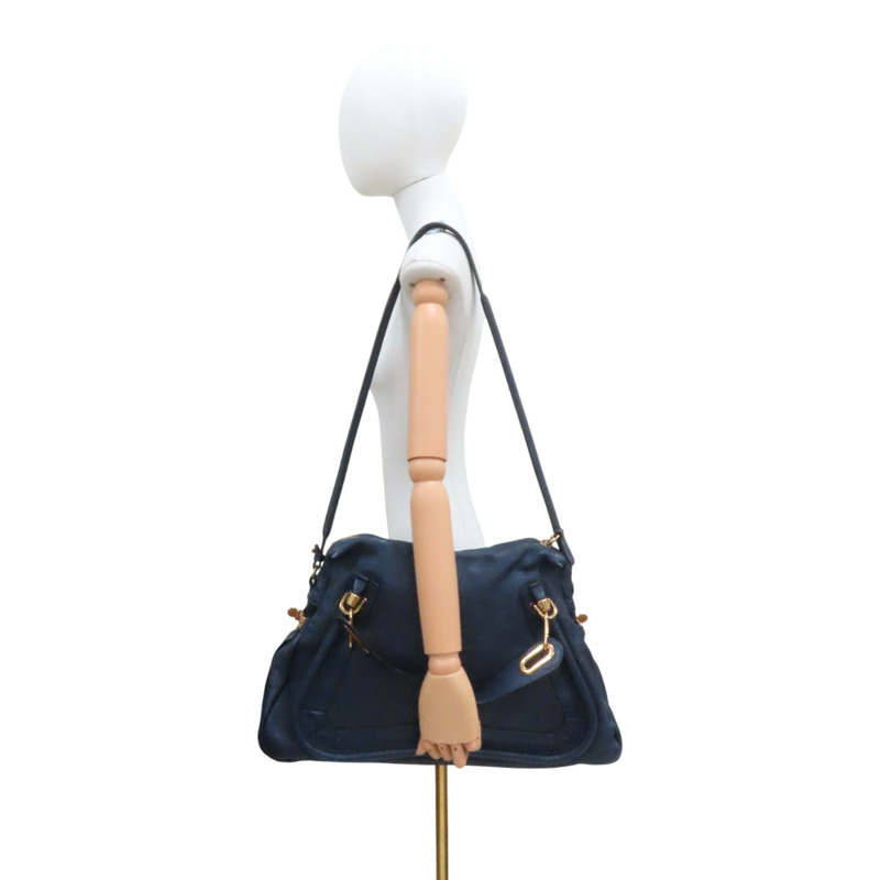 藍色 牛皮 Paraty Large Bags 兩用包【Chloe 克羅伊】 8HS890-11
