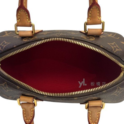LV包包 原花黑邊背帶 Speedy 20 M46234-5