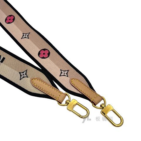 LV包包 原花黑邊背帶 Speedy 20 M46234-7