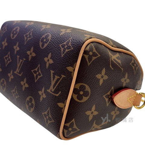 LV包包 原花黑邊背帶 Speedy 20 M46234-10