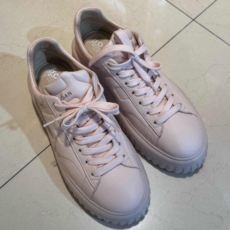 Hogan粉色H厚底鞋  超好穿超推薦❤️-0