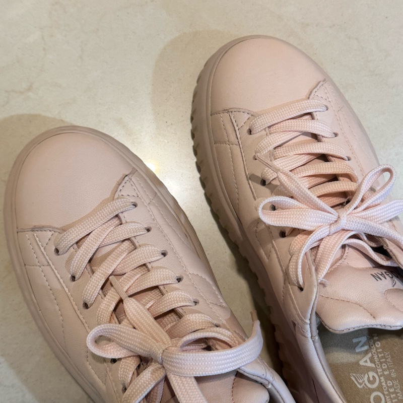 Hogan粉色H厚底鞋  超好穿超推薦❤️-5