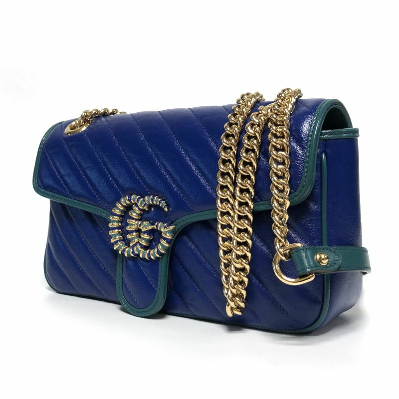 GUCCI GG Marmont 馬特拉塞凸紋單肩包 443497 8382-1