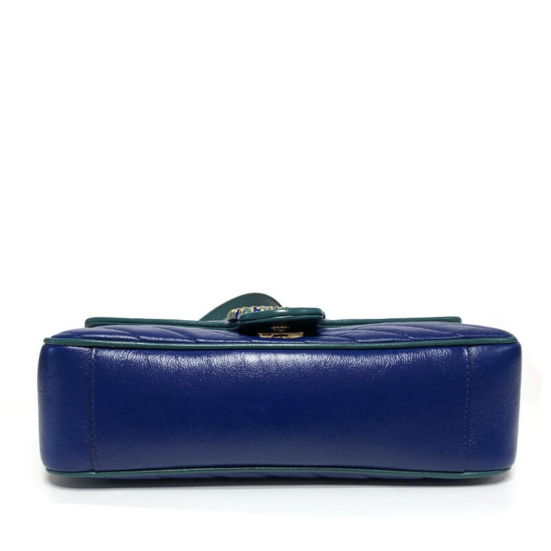 GUCCI GG Marmont 馬特拉塞凸紋單肩包 443497 8382-6