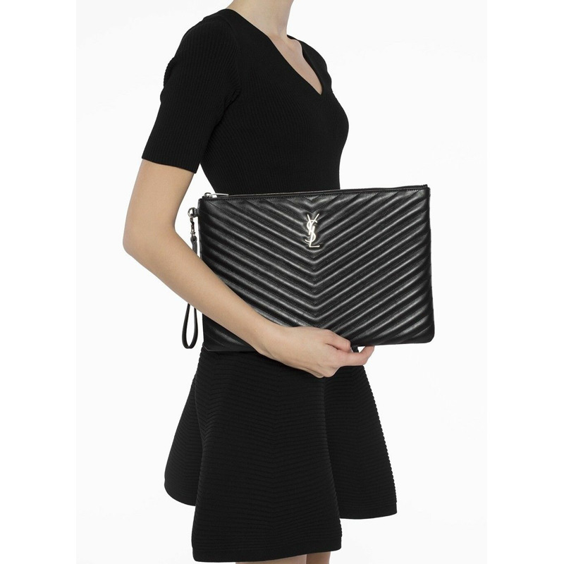 SAINT LAURENT 大型離合器 440222 CWU01-1