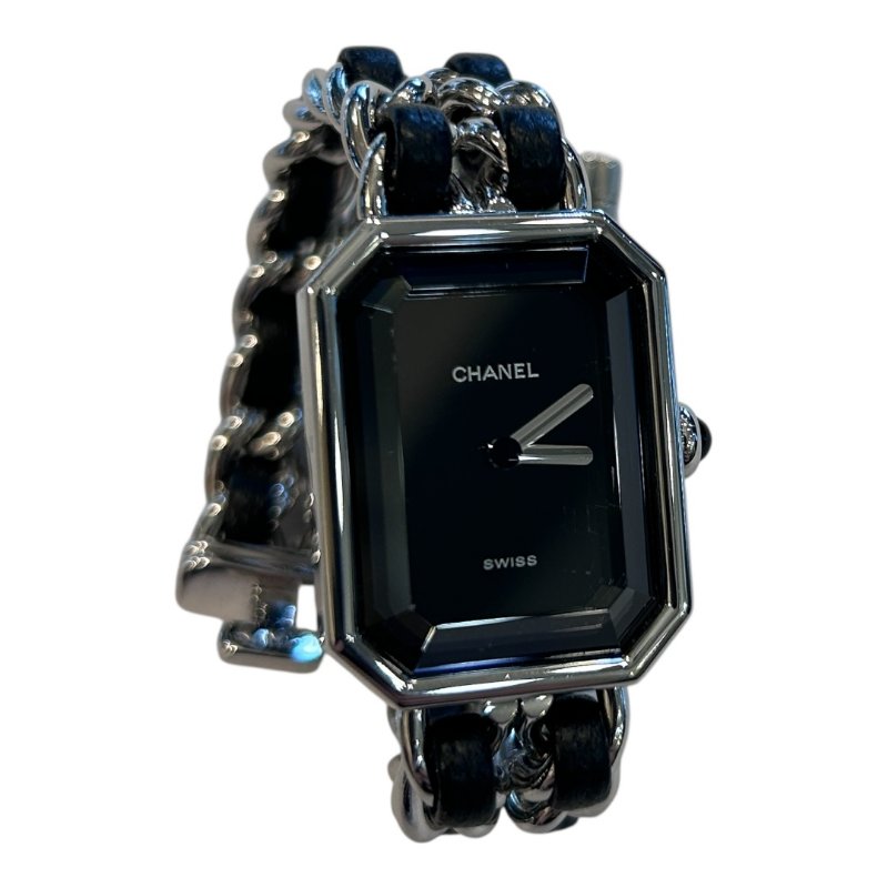 CHANEL銀色首映石英錶Ｍ-2