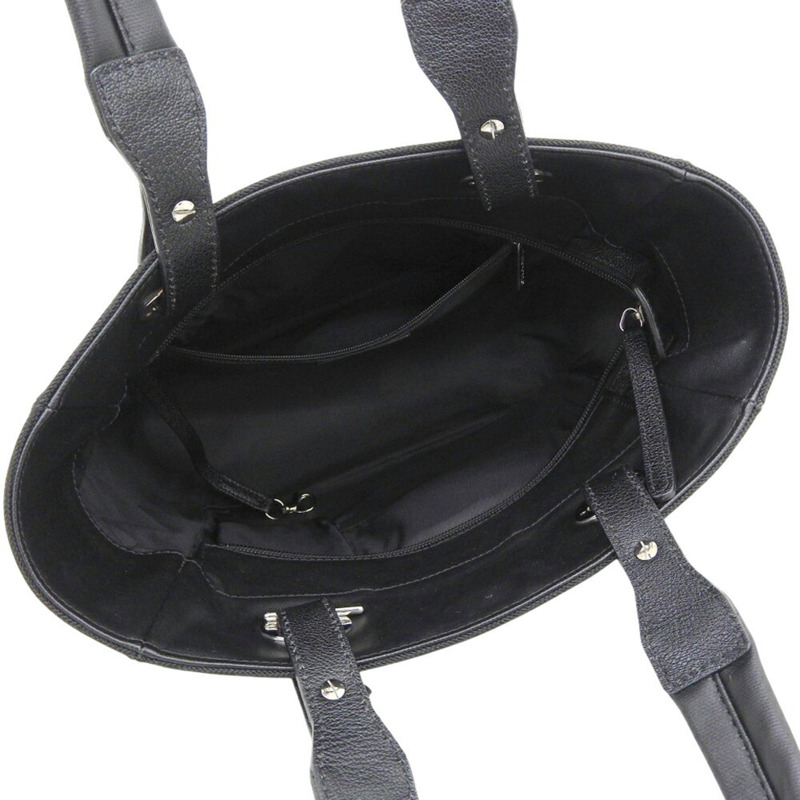 近全新 CHANEL Paris-Biarritz PM A34208 手提包，附封條，1 個手提包，塗佈帆布，黑色-2