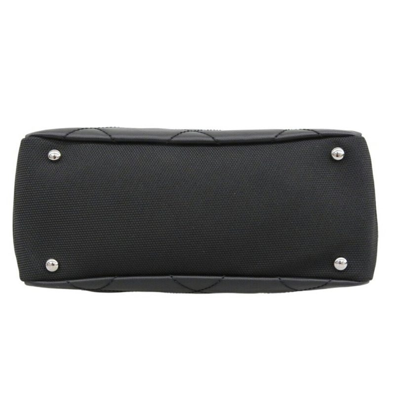 近全新 CHANEL Paris-Biarritz PM A34208 手提包，附封條，1 個手提包，塗佈帆布，黑色-3