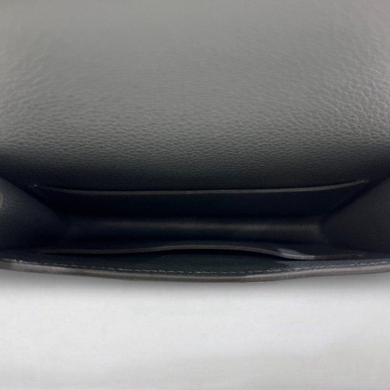 Hermes包包 Mini Constance Slim Epsom H0霧霾灰金釦腰包-5