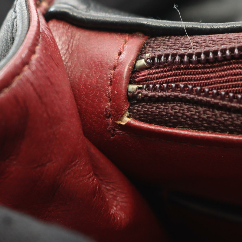 香奈兒 (CHANEL) 絎縫鏈條單肩包，羊皮材質，黑色，金色五金，二手女款-7