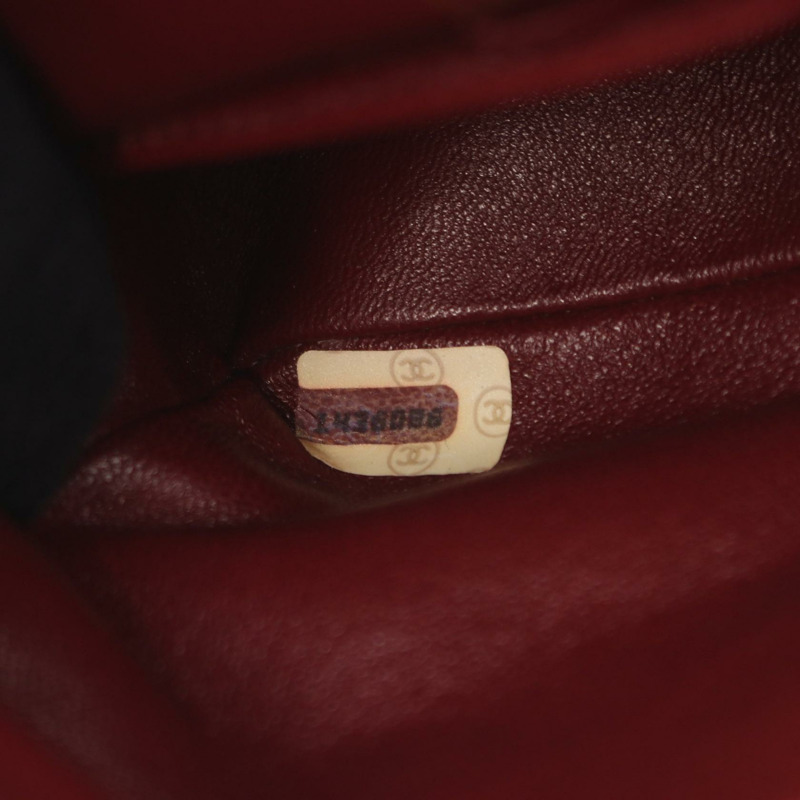 香奈兒迷你Matelasse 20鏈條斜挎包，羊皮材質，黑色，二手，金色五金-4