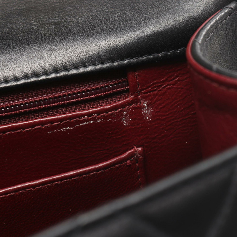 香奈兒 Jumbo Matelasse 34 鏈條肩背包 A01094 羊皮黑 二手 金色五金-5