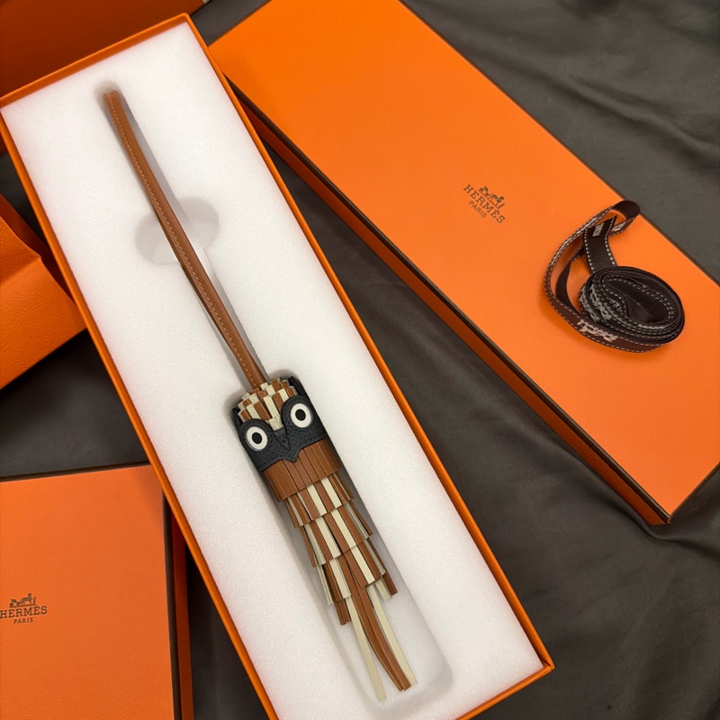 愛馬仕(Hermès)的Chouette 貓頭鷹造型吊飾-2