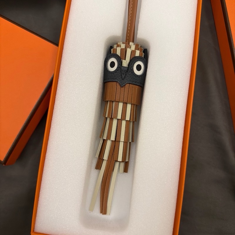 愛馬仕(Hermès)的Chouette 貓頭鷹造型吊飾-6
