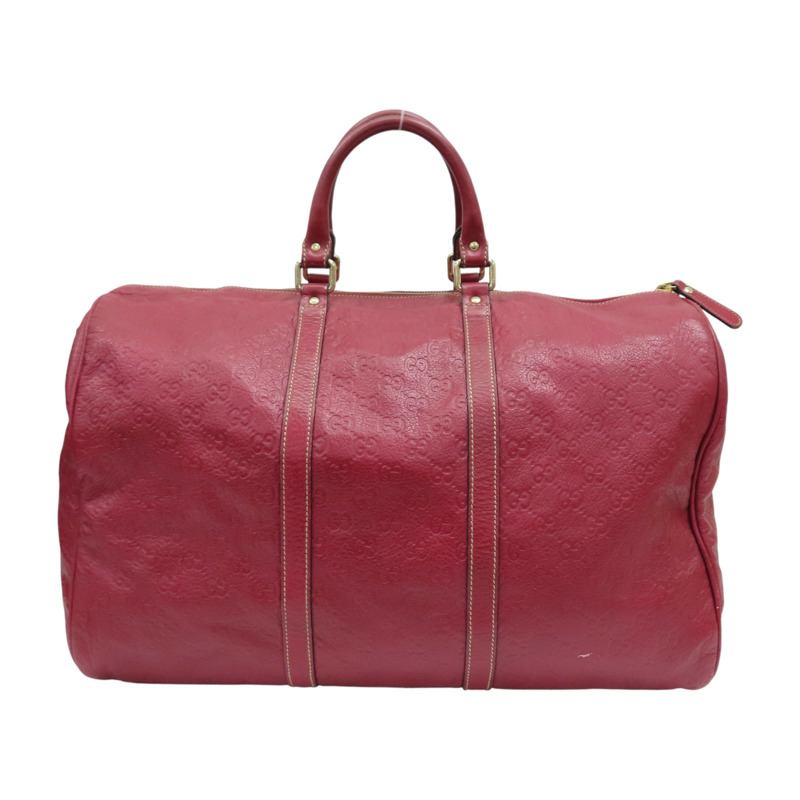 紅色 牛皮 Shima 波士頓包 手提包 206501【GUCCI 古馳】 206501-1