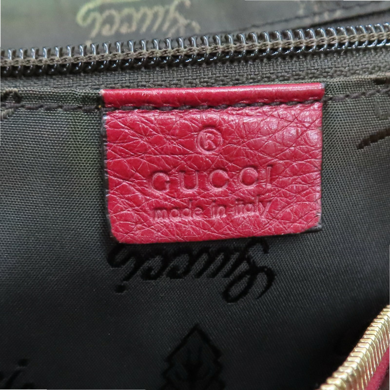 紅色 牛皮 Shima 波士頓包 手提包 206501【GUCCI 古馳】 206501-8