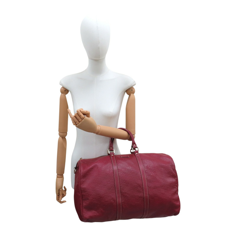 紅色 牛皮 Shima 波士頓包 手提包 206501【GUCCI 古馳】 206501-10