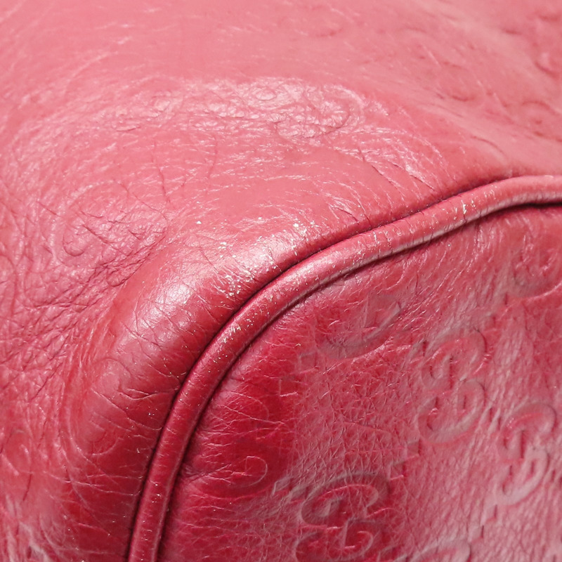 紅色 牛皮 Shima 波士頓包 手提包 206501【GUCCI 古馳】 206501-13