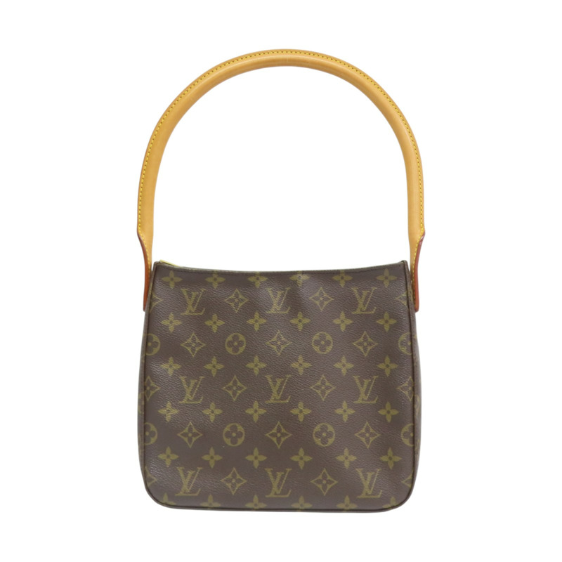 棕色 原花帆布 LOOPING MM 肩背包 M51146【LOUIS VUITTON LV 路易威登】 M51146-0