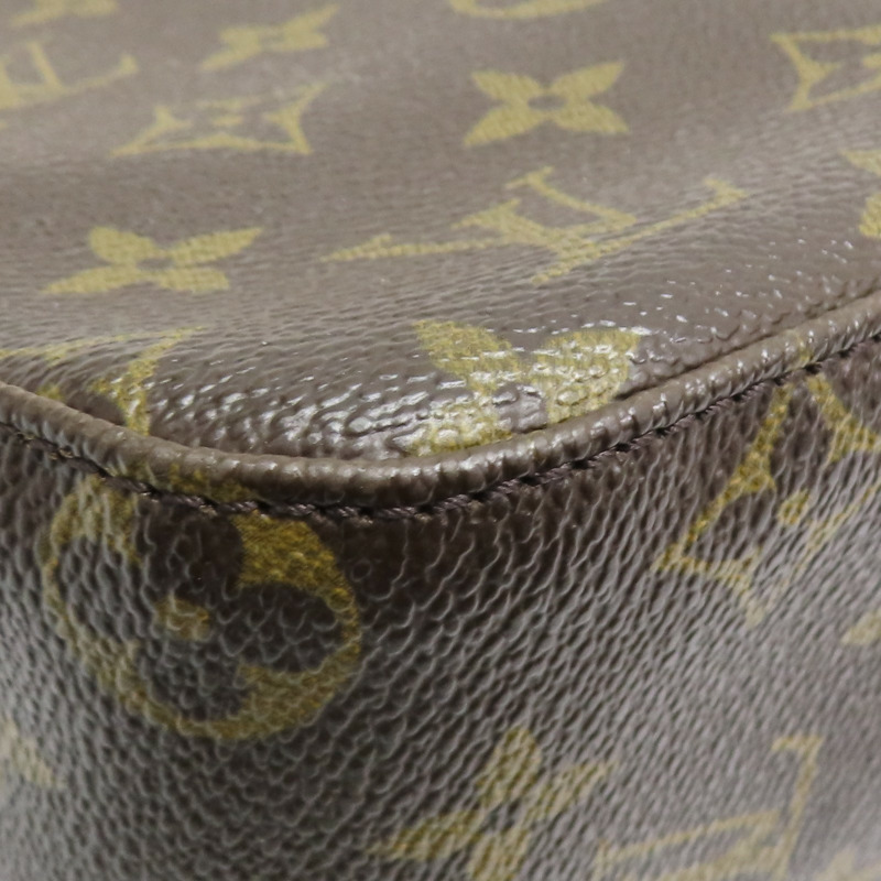 棕色 原花帆布 LOOPING MM 肩背包 M51146【LOUIS VUITTON LV 路易威登】 M51146-11