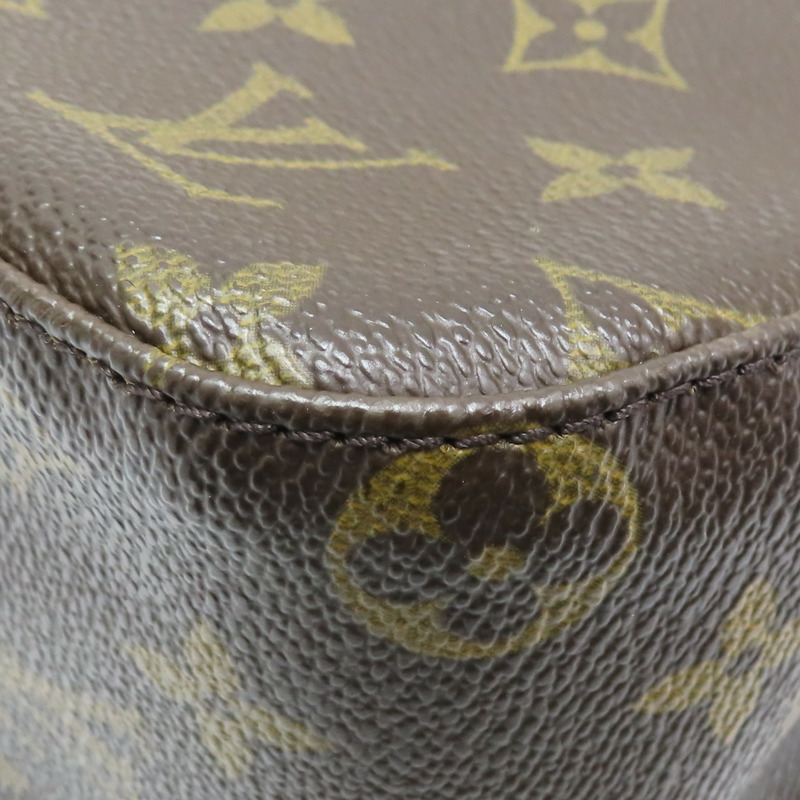 棕色 原花帆布 LOOPING MM 肩背包 M51146【LOUIS VUITTON LV 路易威登】 M51146-12