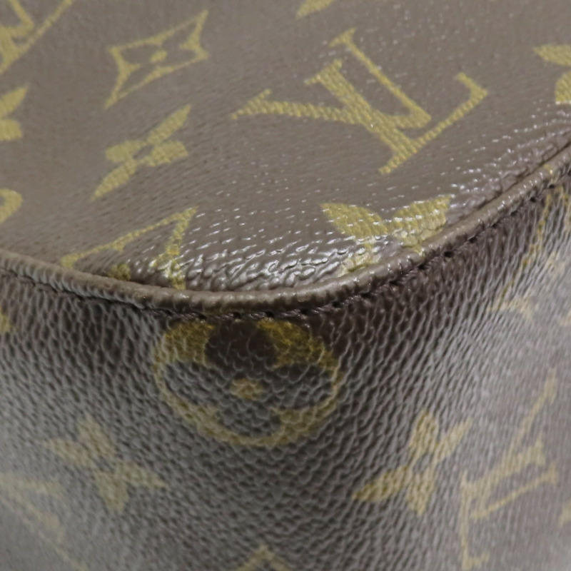棕色 原花帆布 LOOPING MM 肩背包 M51146【LOUIS VUITTON LV 路易威登】 M51146-13