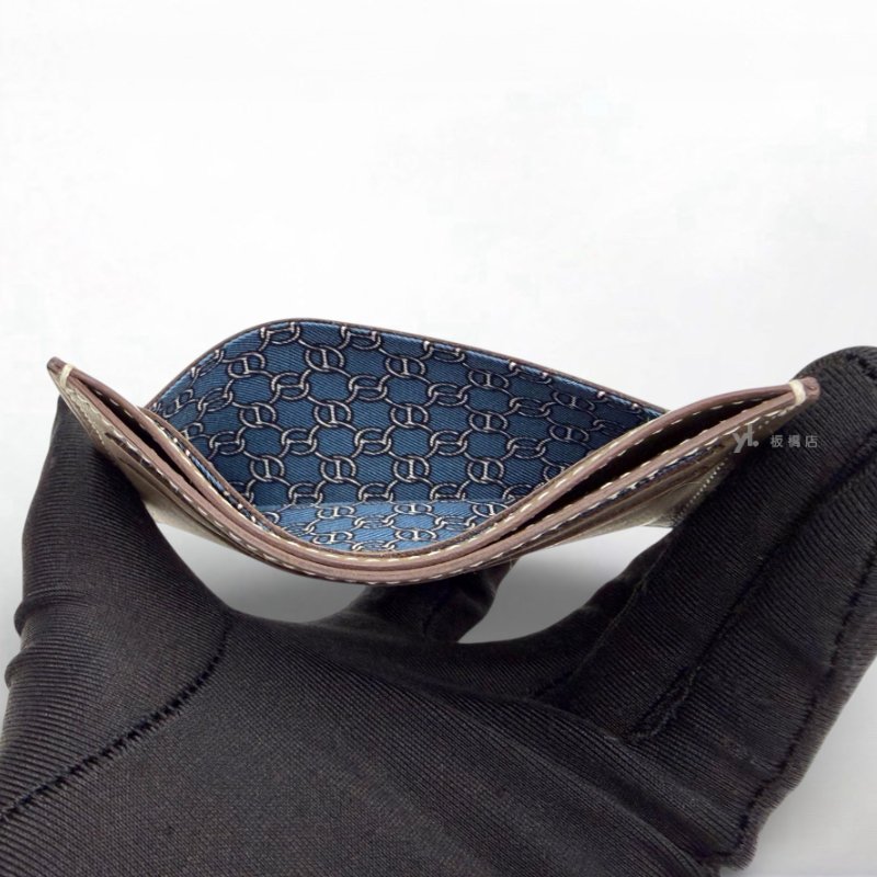 Hermes卡片夾 大象灰Swift皮革絲巾卡片夾-6