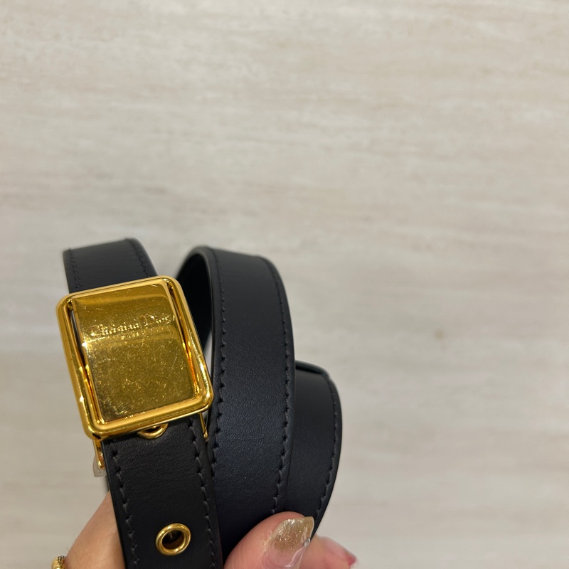 Dior 藍緹花布 中號Bobby包-8