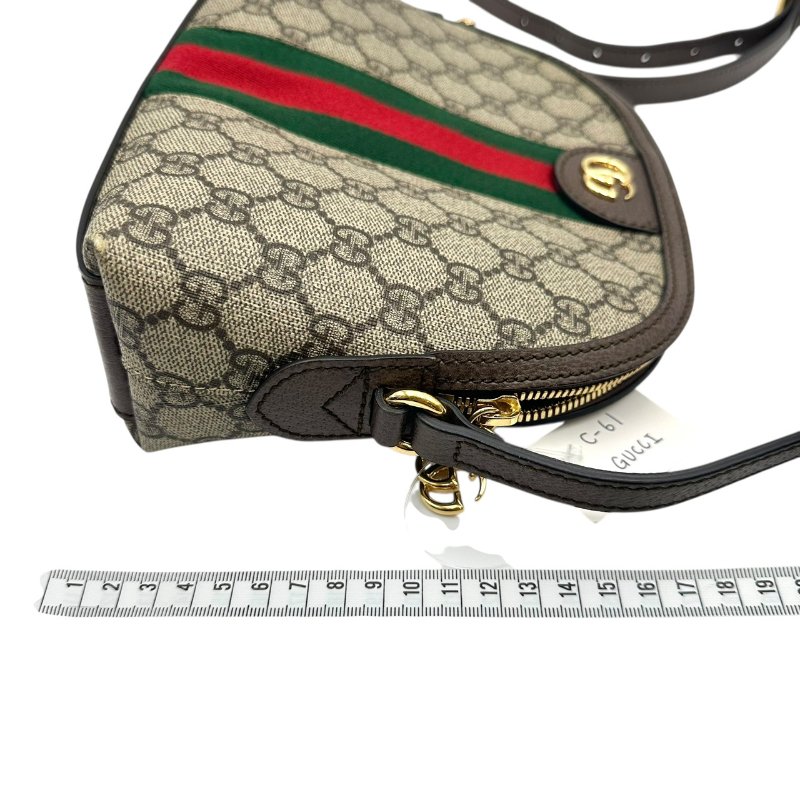 【美收精品】GUCCI 老花貝殼包 C-61-12