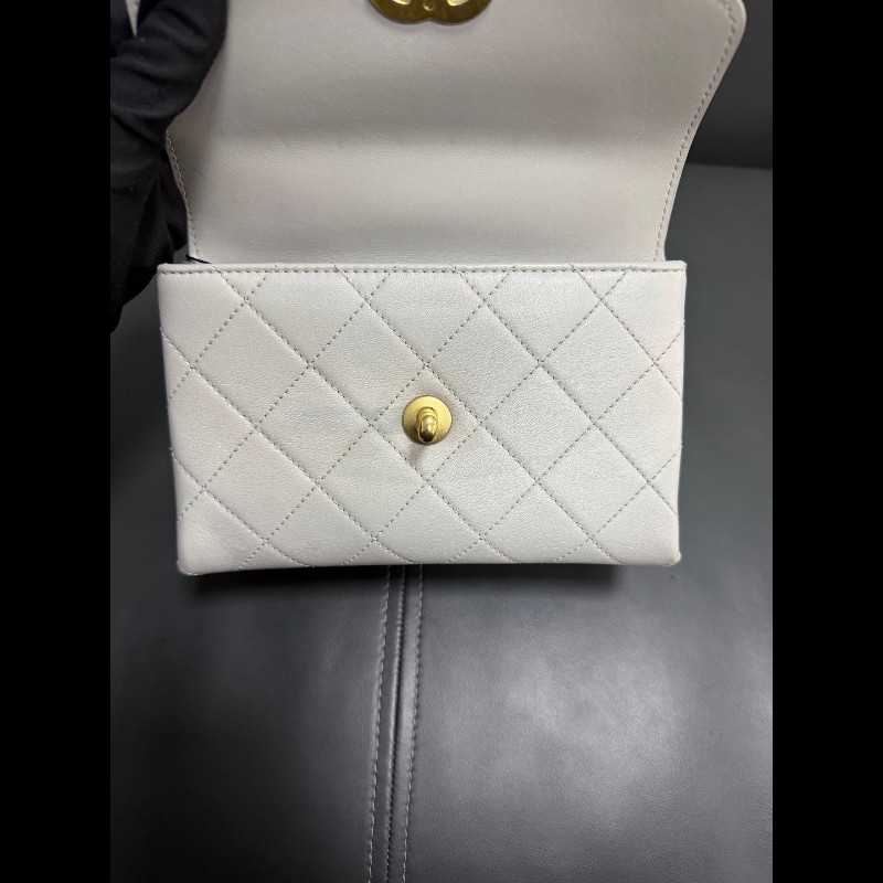 Chanel trendycc small 
灰色鏤空字母 小號-13