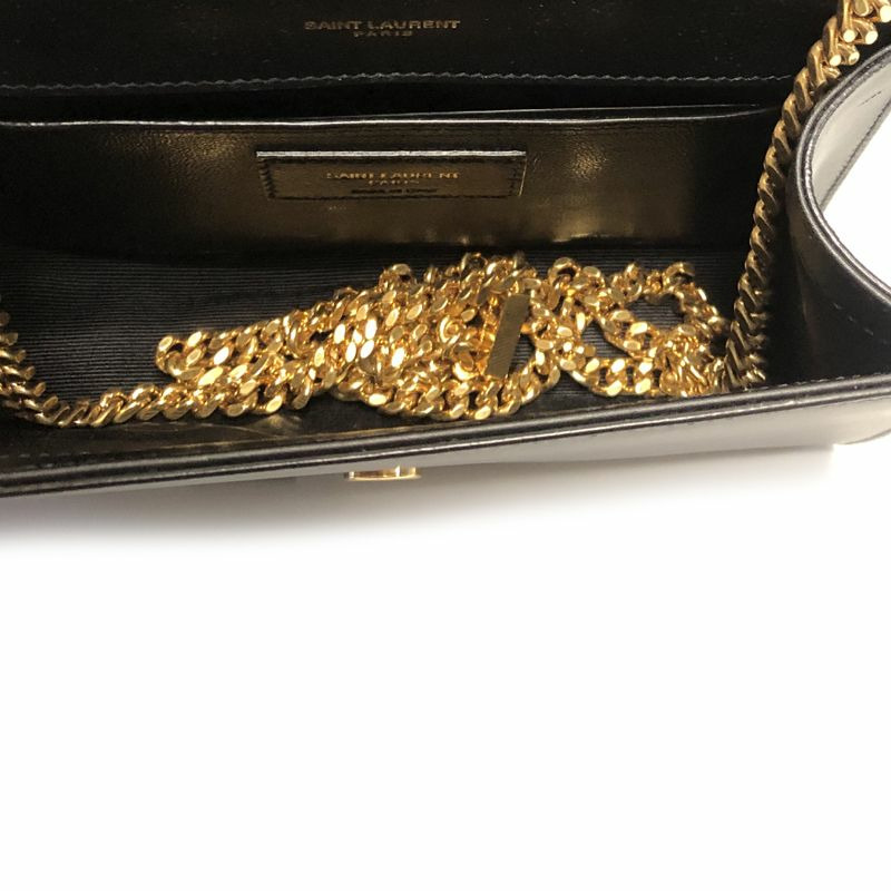 SAINT LAURENT 小號 Kate 手提斜背包 469390 1000-3