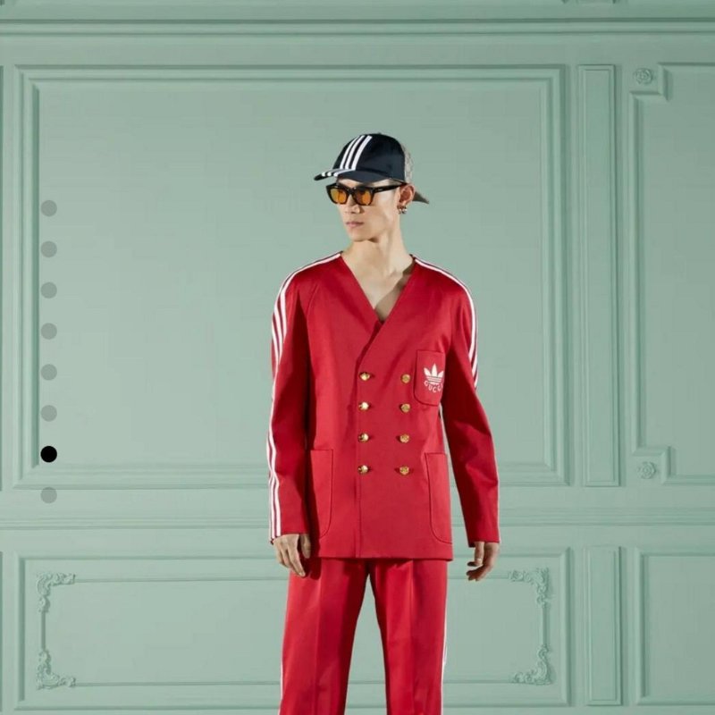 💎Han's house精品服飾💎GUCCI 古馳 聯名 愛迪達 adidas 外套原價99000-1