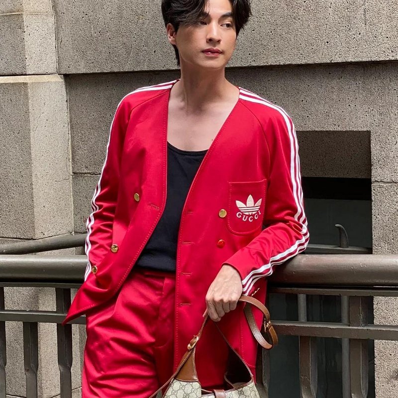 💎Han's house精品服飾💎GUCCI 古馳 聯名 愛迪達 adidas 外套原價99000-8