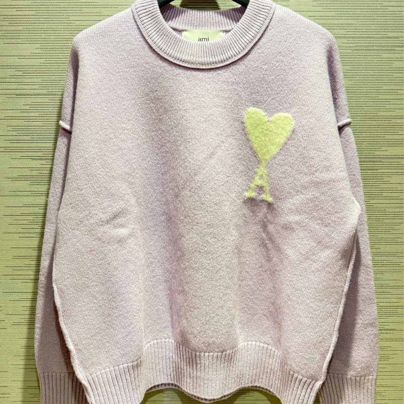 💎Han's house精品服飾💎AMI PARIS 大 愛心 美利奴羊毛 毛衣 原價16700-1