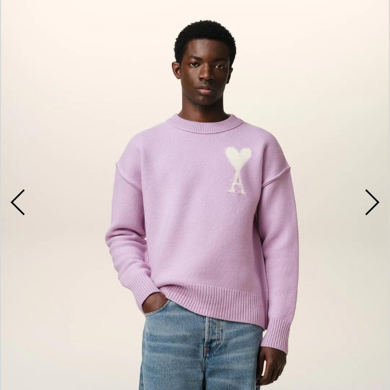 💎Han's house精品服飾💎AMI PARIS 大 愛心 美利奴羊毛 毛衣 原價16700-4