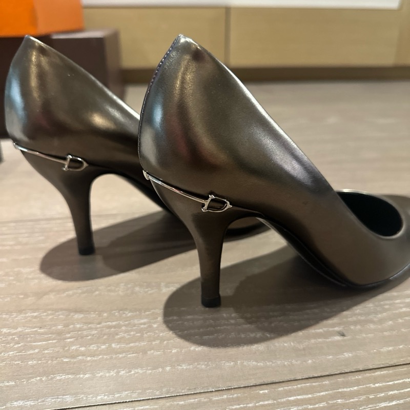 GUCCI 真皮 高跟鞋-9