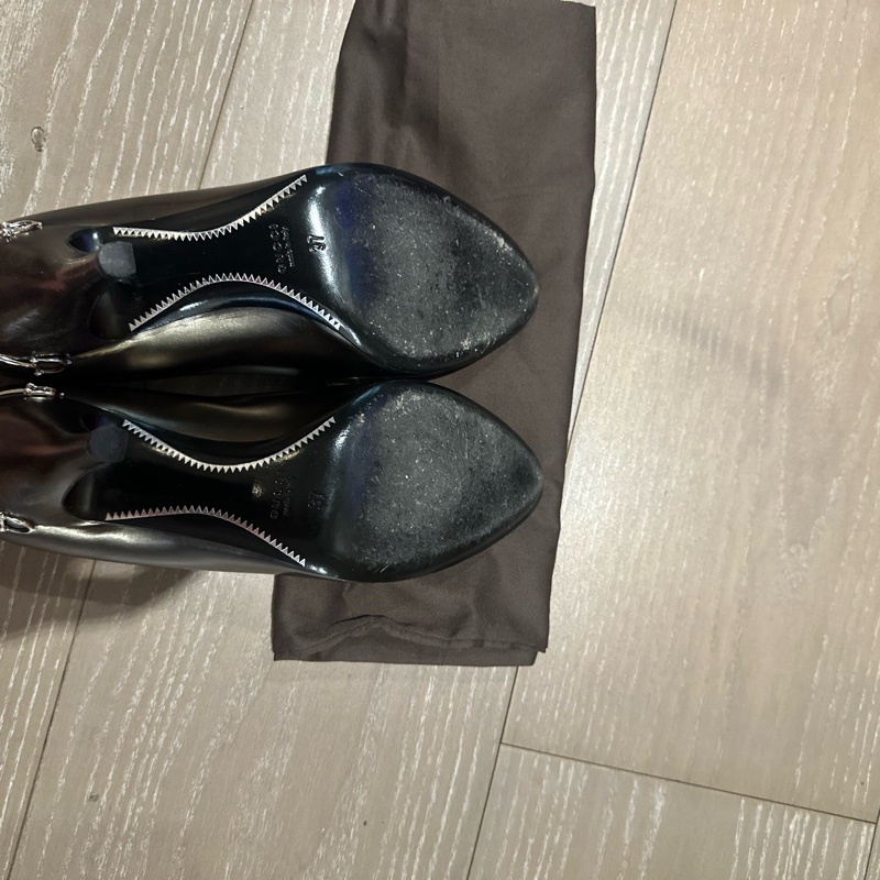 GUCCI 真皮 高跟鞋-11